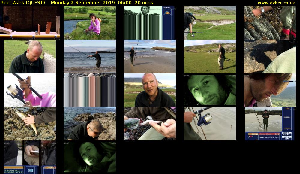 Reel Wars (QUEST) Monday 2 September 2019 06:00 - 06:20
