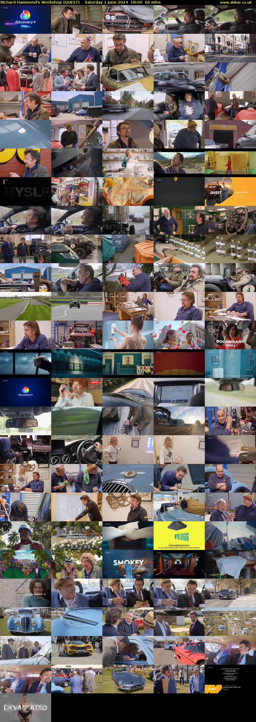 Richard Hammond's Workshop (QUEST) Saturday 1 June 2024 18:00 - 19:00