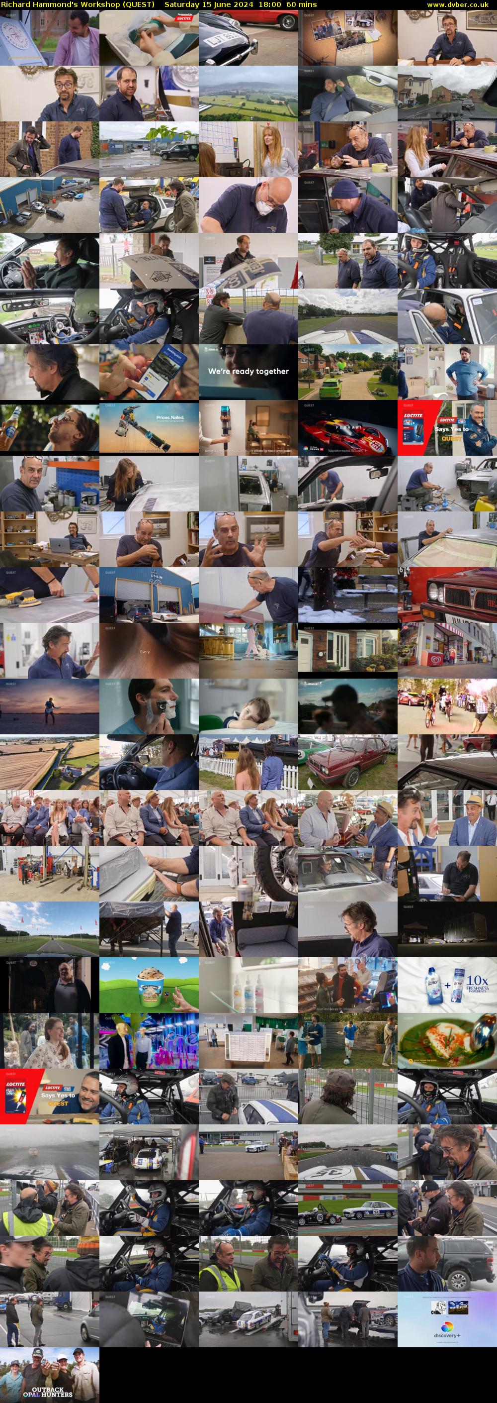 Richard Hammond's Workshop (QUEST) Saturday 15 June 2024 18:00 - 19:00