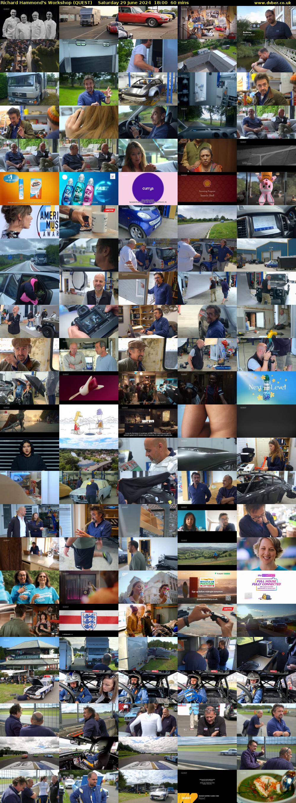Richard Hammond's Workshop (QUEST) Saturday 29 June 2024 18:00 - 19:00