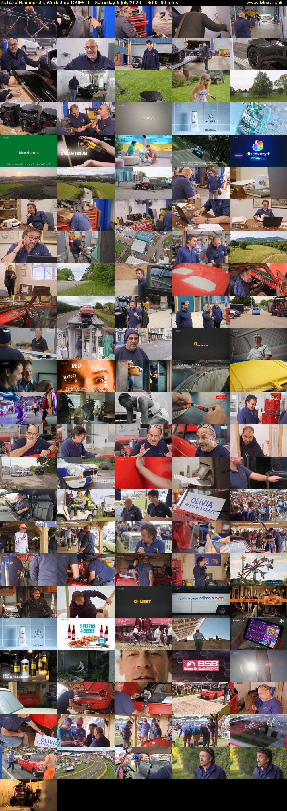 Richard Hammond's Workshop (QUEST) Saturday 6 July 2024 18:00 - 19:00