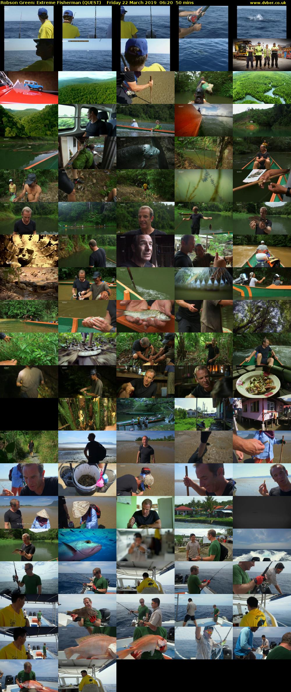 Robson Green: Extreme Fisherman (QUEST) Friday 22 March 2019 06:20 - 07:10