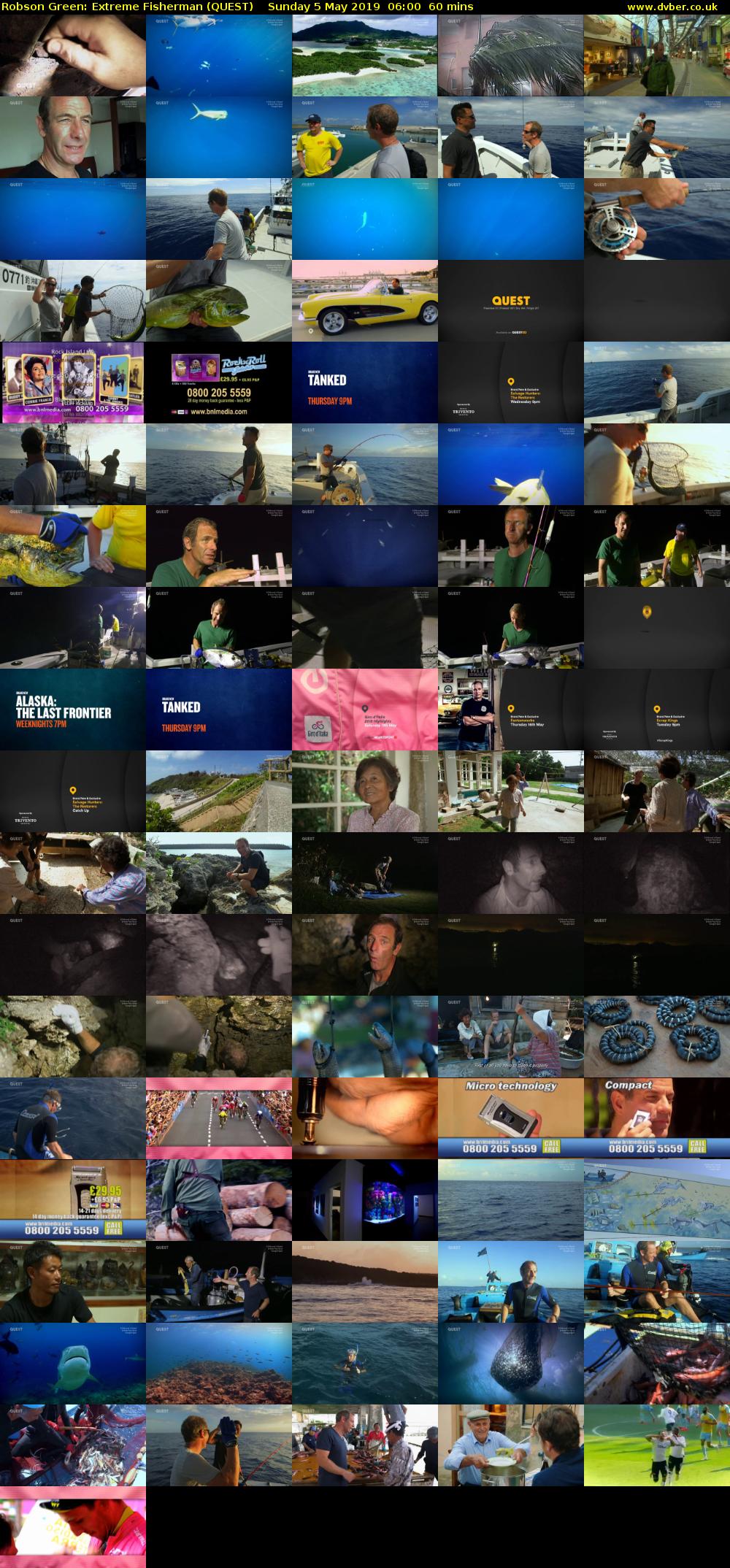Robson Green: Extreme Fisherman (QUEST) Sunday 5 May 2019 06:00 - 07:00