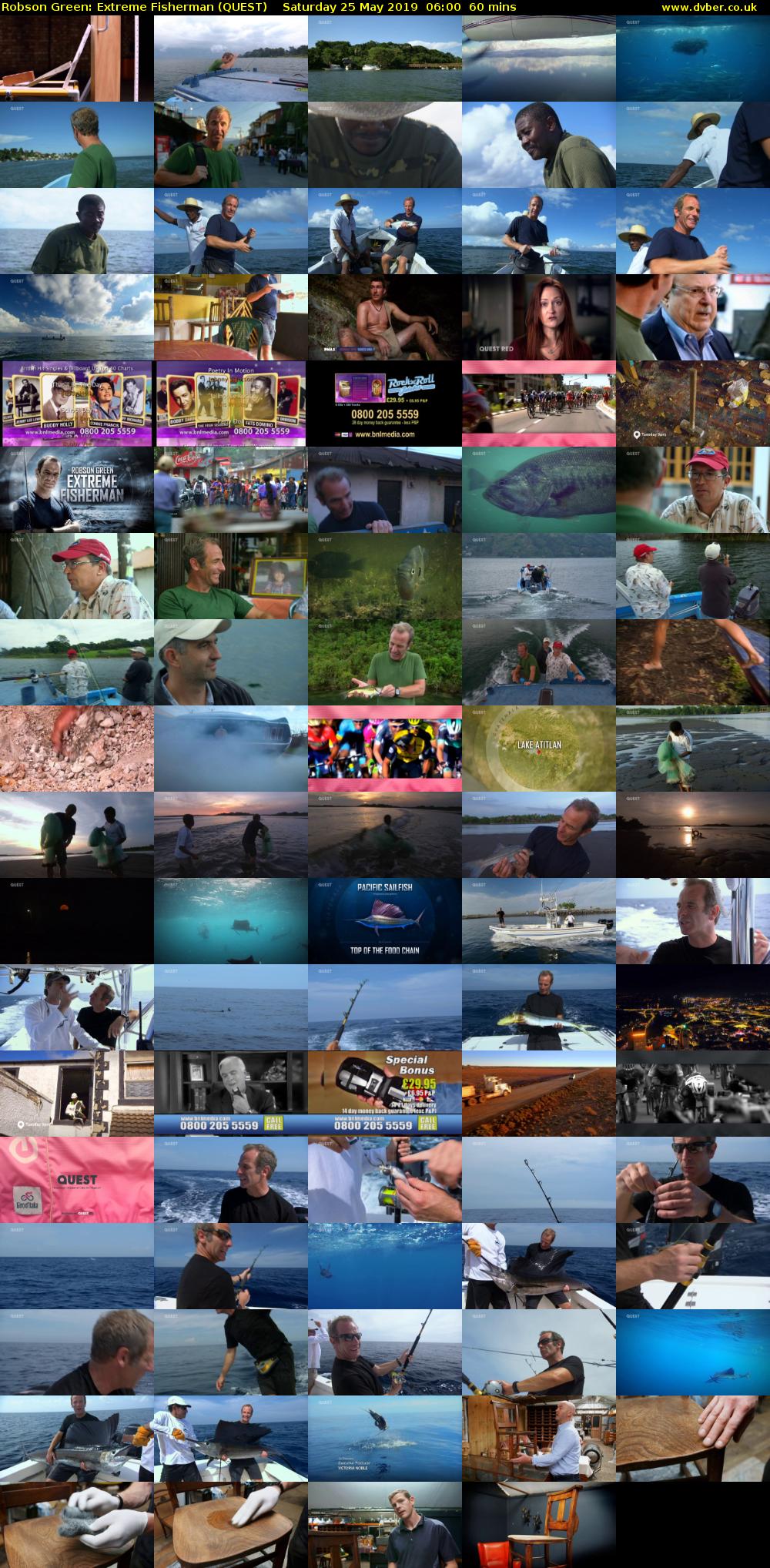 Robson Green: Extreme Fisherman (QUEST) Saturday 25 May 2019 06:00 - 07:00