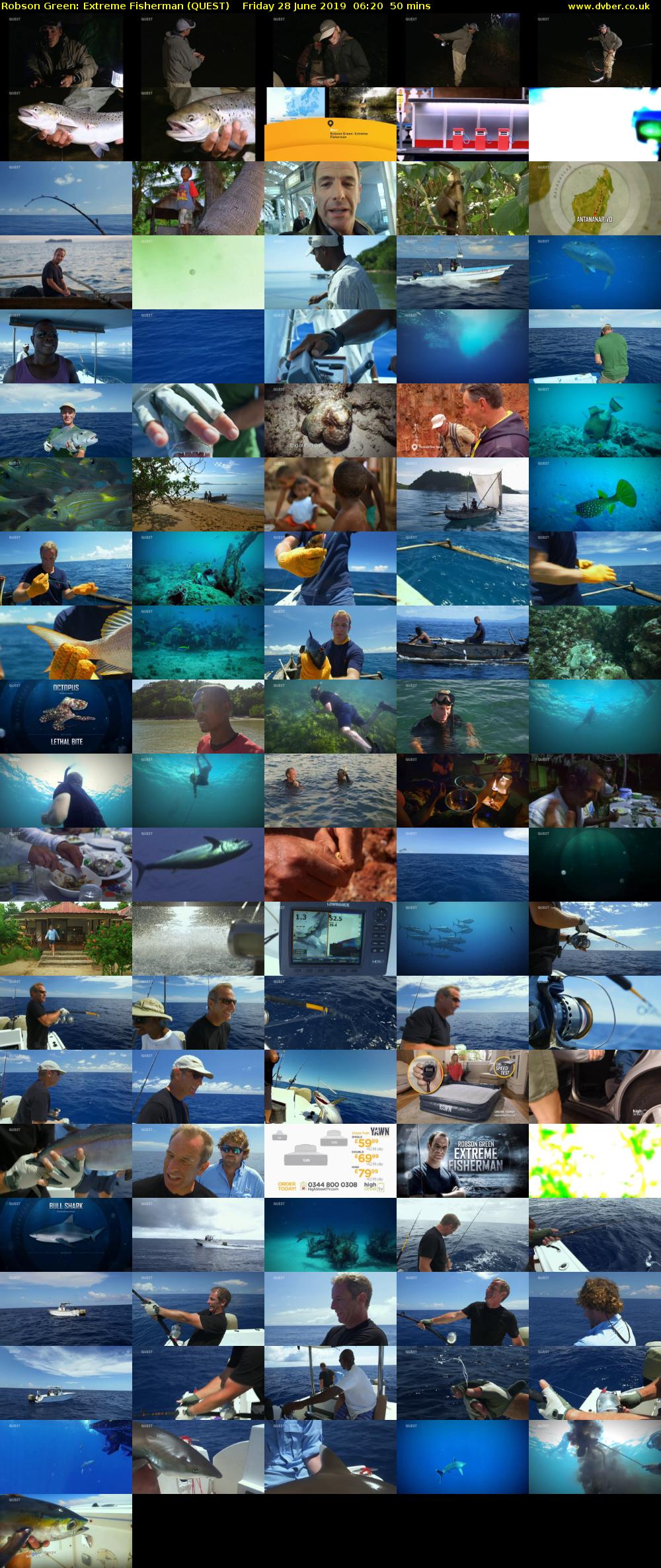 Robson Green: Extreme Fisherman (QUEST) Friday 28 June 2019 06:20 - 07:10