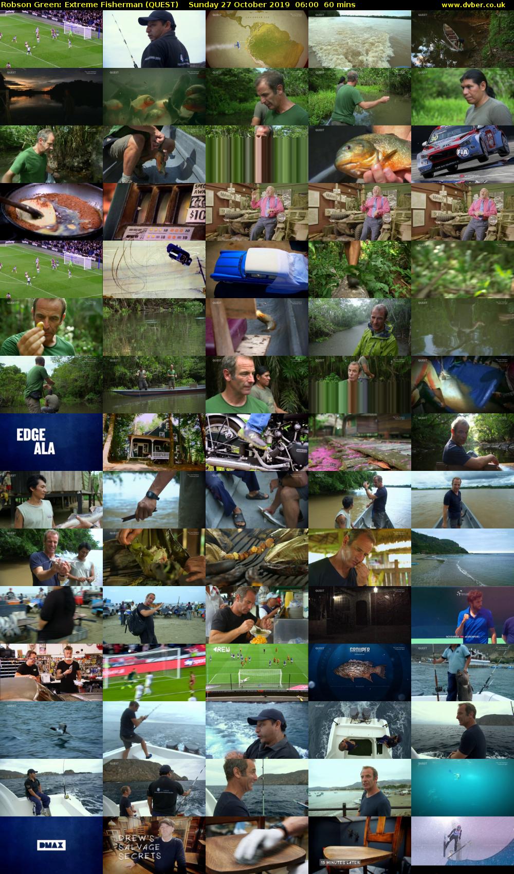 Robson Green: Extreme Fisherman (QUEST) Sunday 27 October 2019 06:00 - 07:00