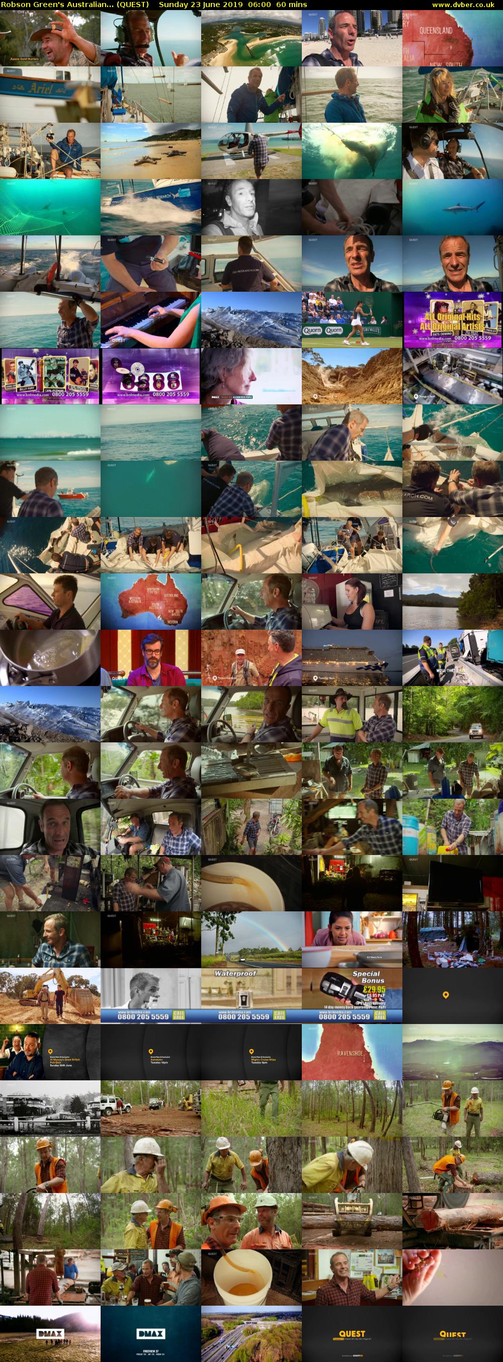 Robson Green's Australian... (QUEST) Sunday 23 June 2019 06:00 - 07:00
