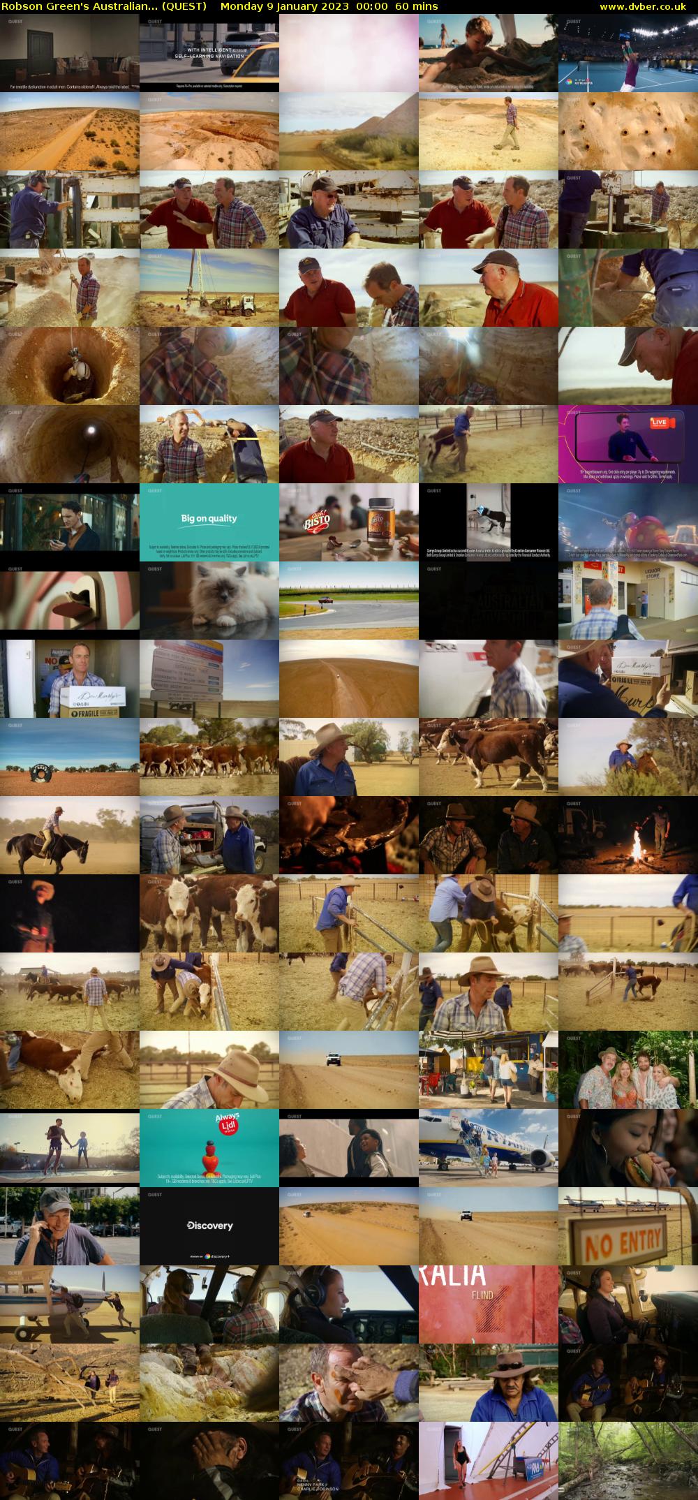 Robson Green's Australian... (QUEST) Monday 9 January 2023 00:00 - 01:00