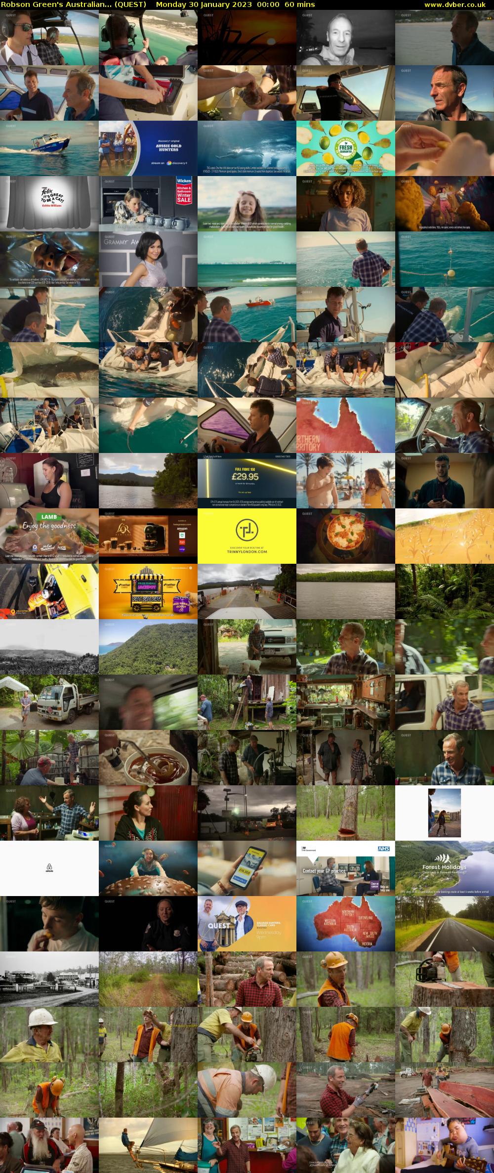 Robson Green's Australian... (QUEST) Monday 30 January 2023 00:00 - 01:00