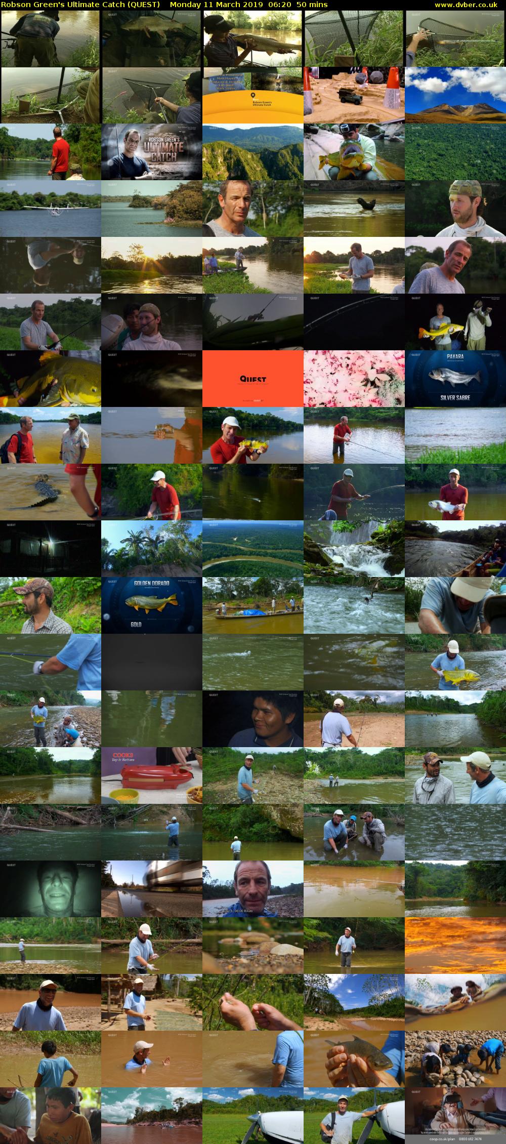 Robson Green's Ultimate Catch (QUEST) Monday 11 March 2019 06:20 - 07:10
