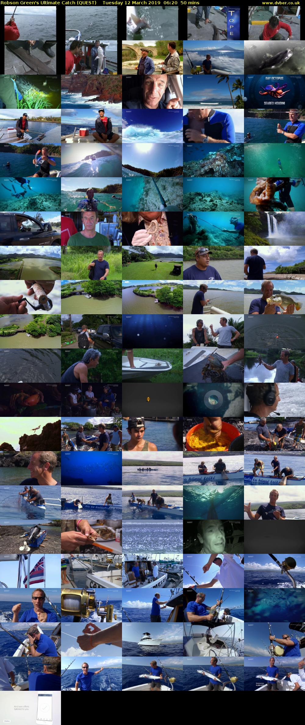 Robson Green's Ultimate Catch (QUEST) Tuesday 12 March 2019 06:20 - 07:10