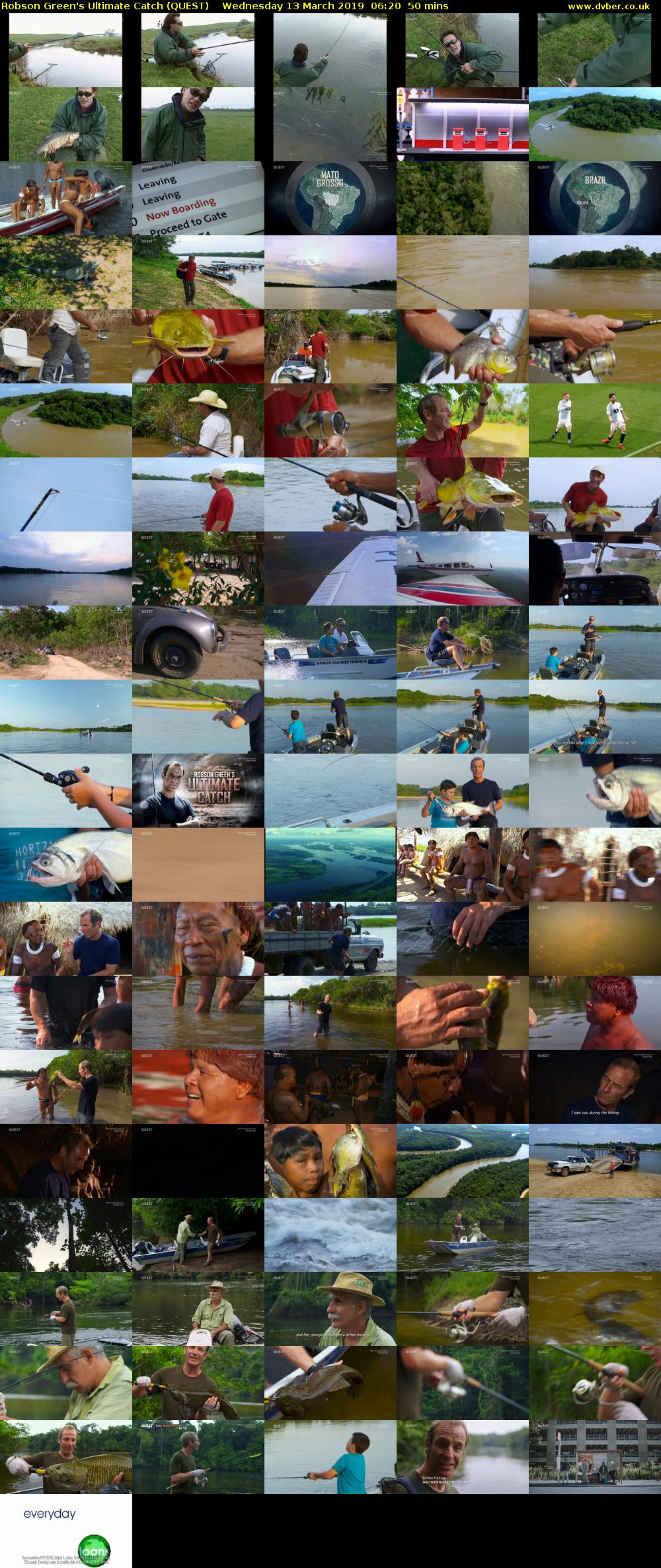 Robson Green's Ultimate Catch (QUEST) Wednesday 13 March 2019 06:20 - 07:10