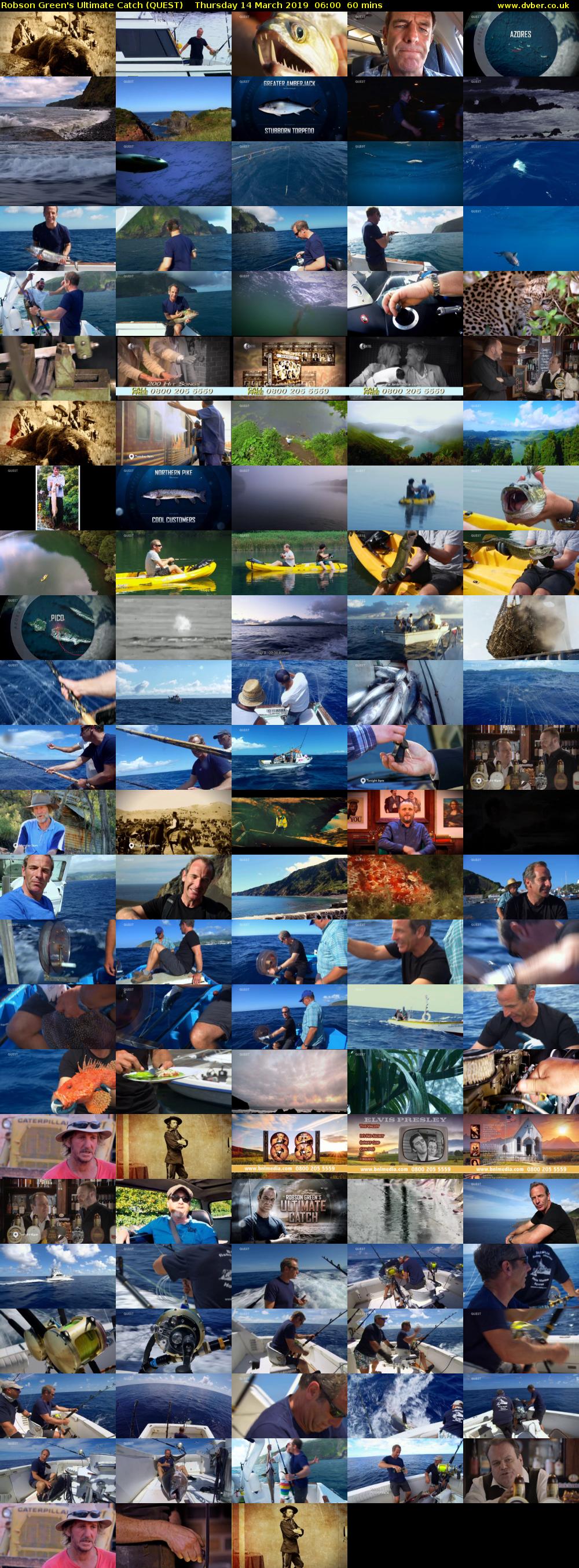 Robson Green's Ultimate Catch (QUEST) Thursday 14 March 2019 06:00 - 07:00