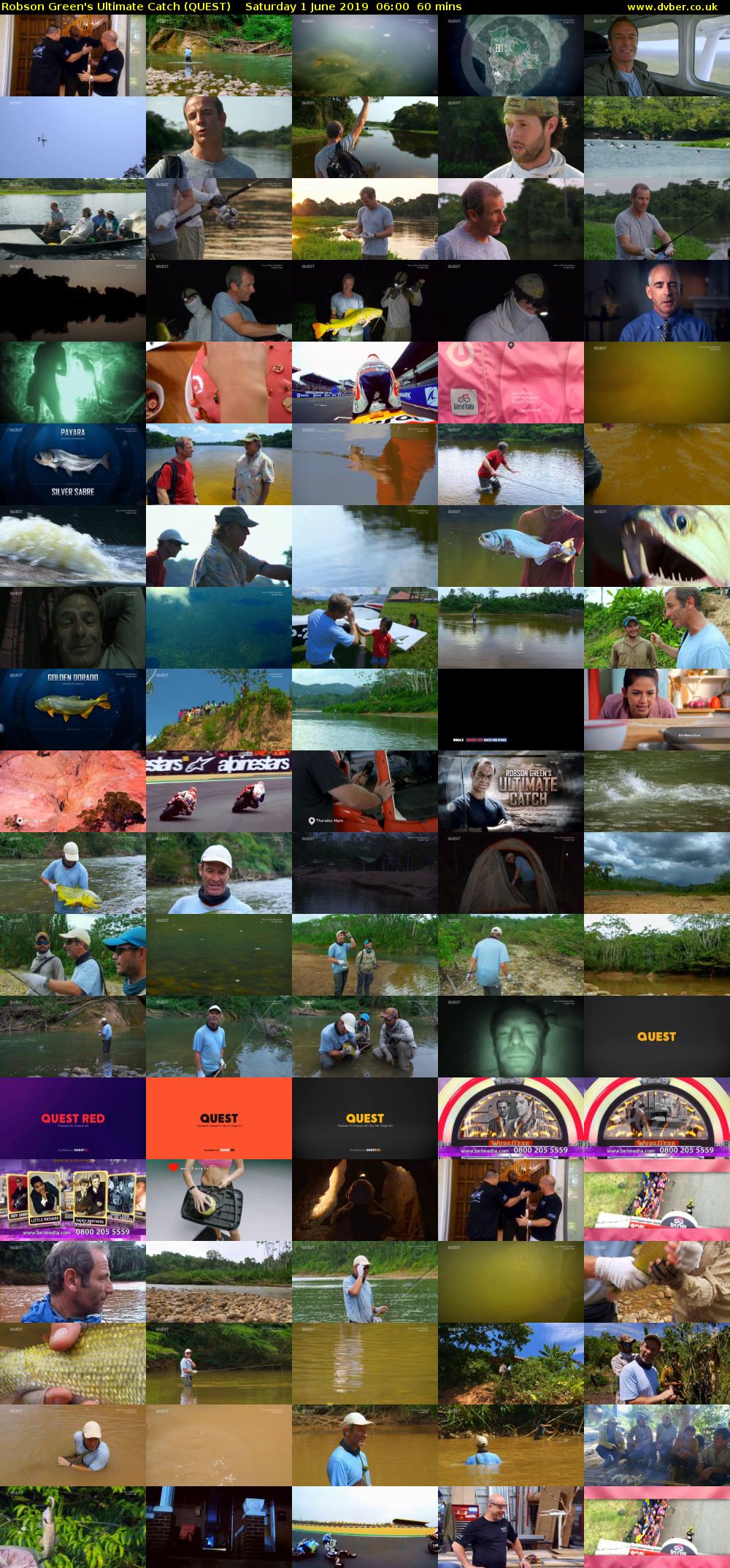 Robson Green's Ultimate Catch (QUEST) Saturday 1 June 2019 06:00 - 07:00