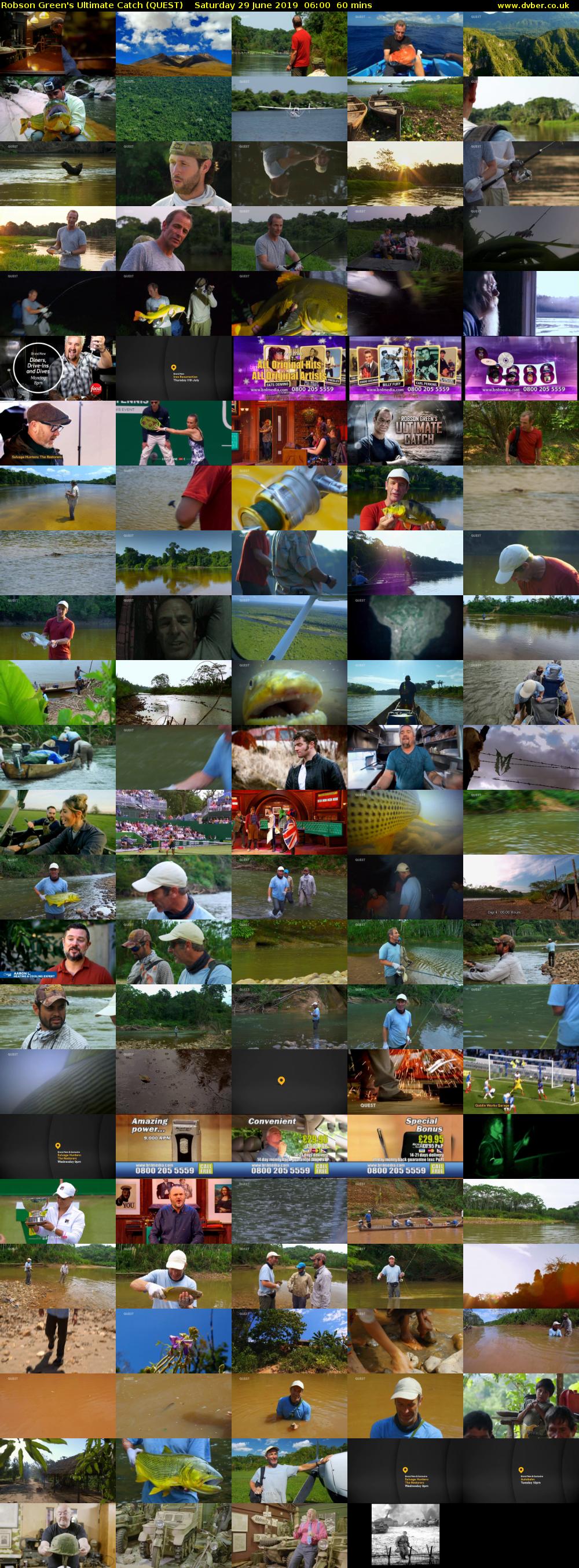 Robson Green's Ultimate Catch (QUEST) Saturday 29 June 2019 06:00 - 07:00