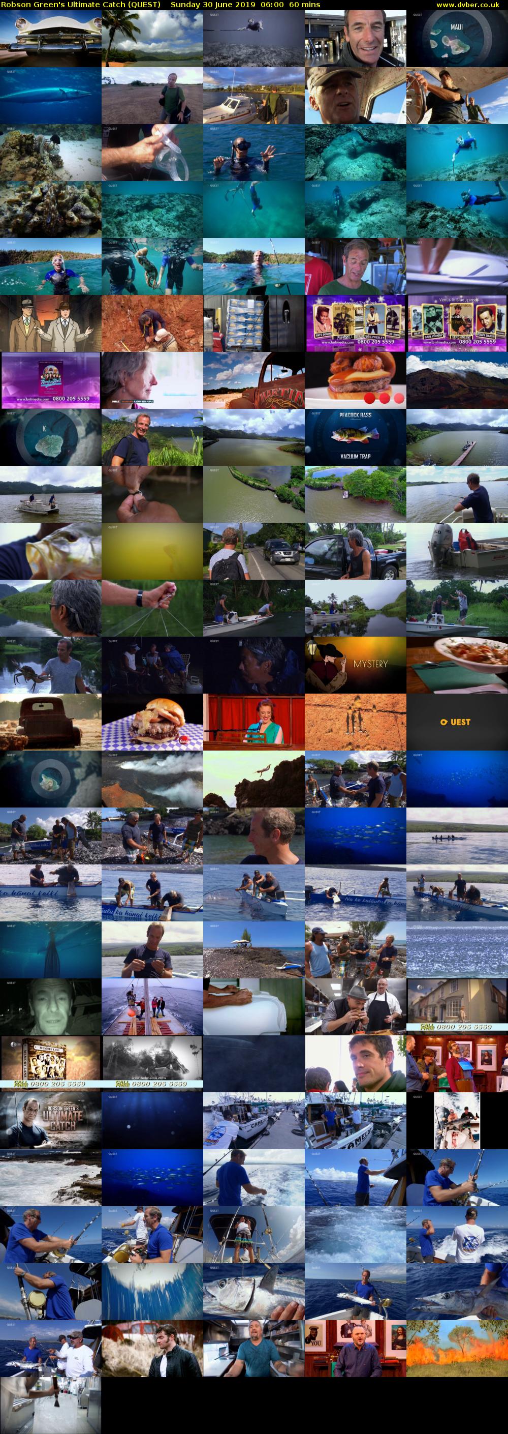 Robson Green's Ultimate Catch (QUEST) Sunday 30 June 2019 06:00 - 07:00