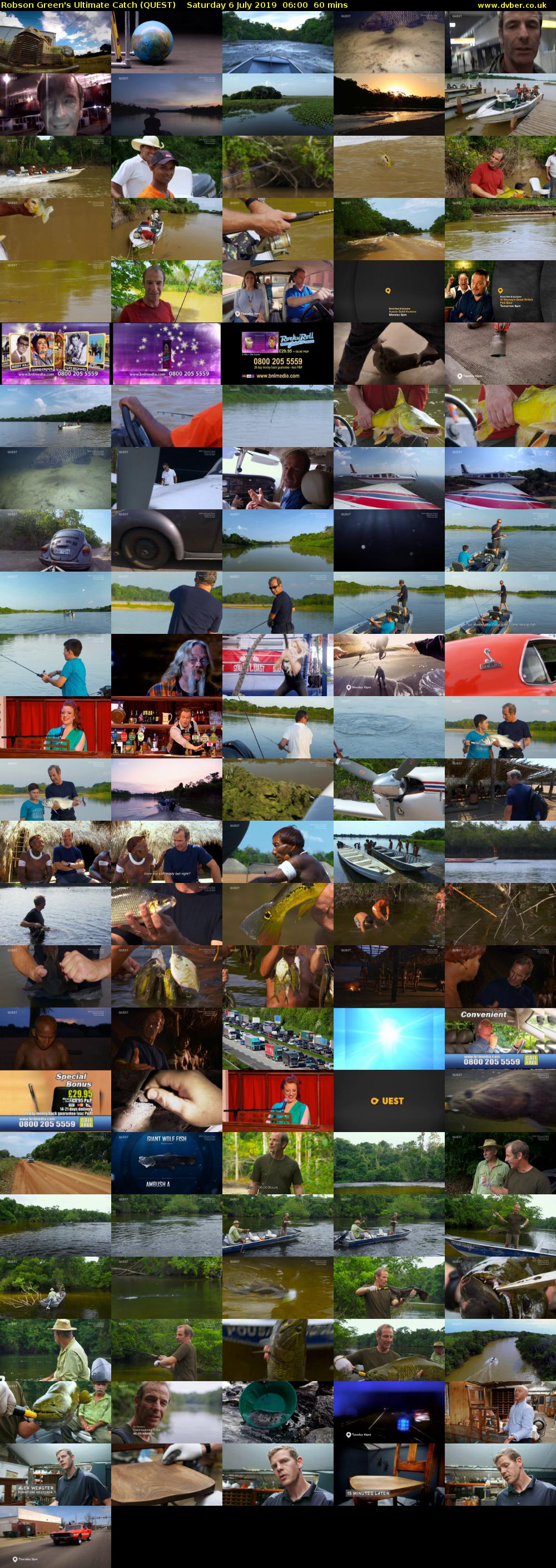 Robson Green's Ultimate Catch (QUEST) Saturday 6 July 2019 06:00 - 07:00