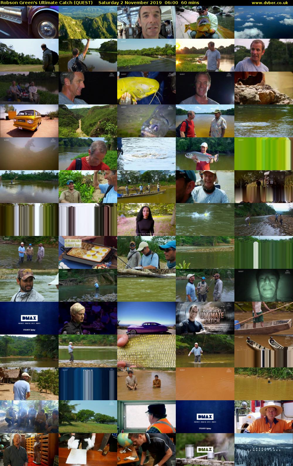 Robson Green's Ultimate Catch (QUEST) Saturday 2 November 2019 06:00 - 07:00