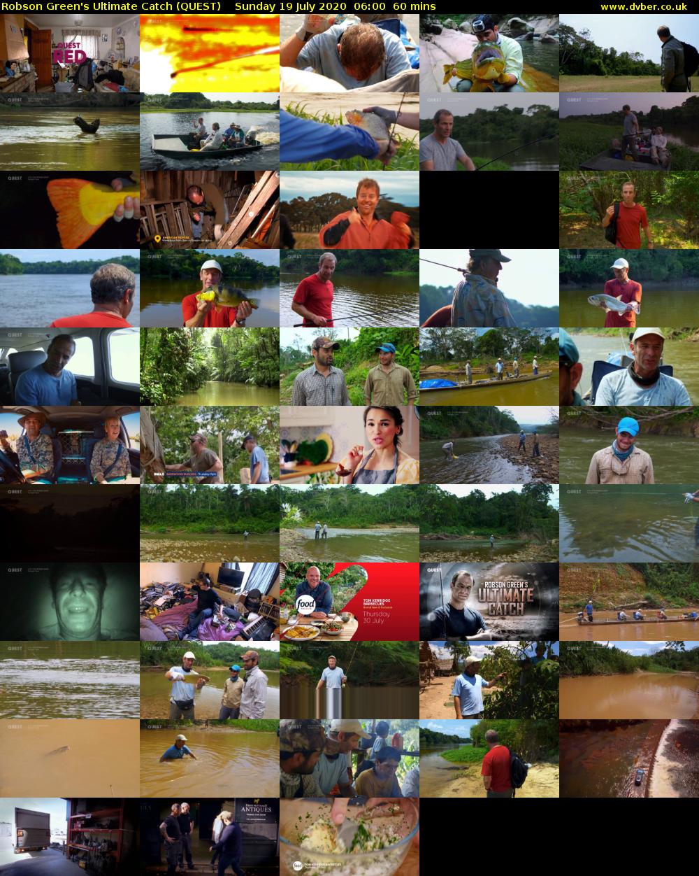 Robson Green's Ultimate Catch (QUEST) Sunday 19 July 2020 06:00 - 07:00