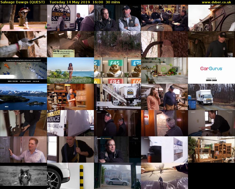 Salvage Dawgs (QUEST) Tuesday 14 May 2019 16:00 - 16:30