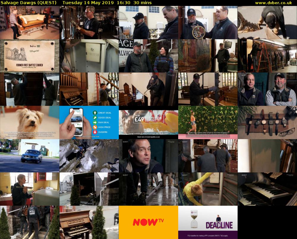 Salvage Dawgs (QUEST) Tuesday 14 May 2019 16:30 - 17:00