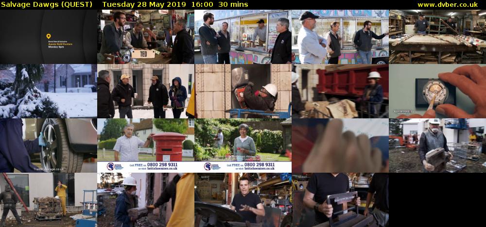 Salvage Dawgs (QUEST) Tuesday 28 May 2019 16:00 - 16:30