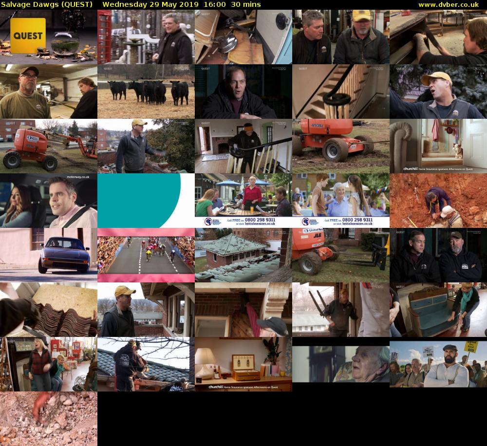 Salvage Dawgs (QUEST) Wednesday 29 May 2019 16:00 - 16:30