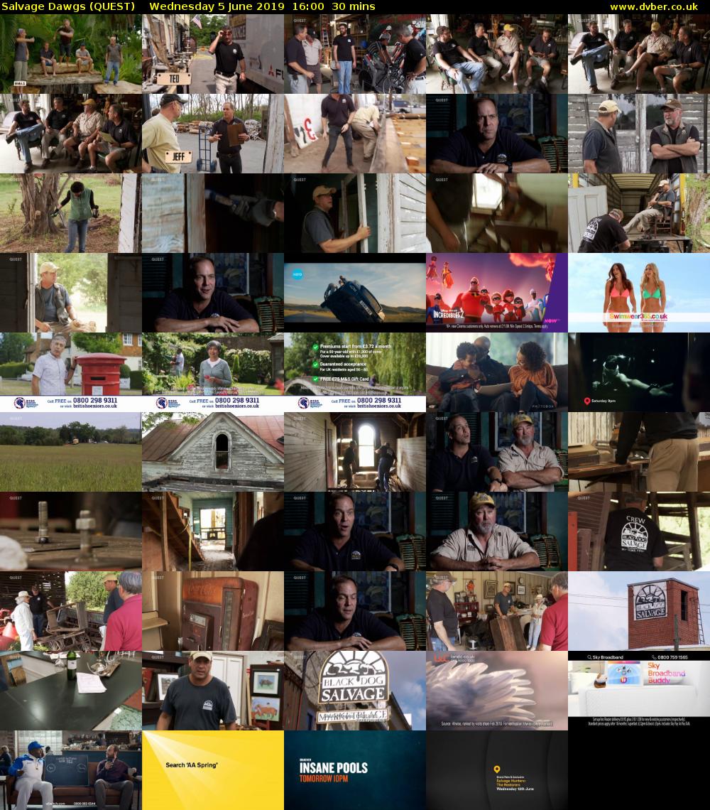 Salvage Dawgs (QUEST) Wednesday 5 June 2019 16:00 - 16:30