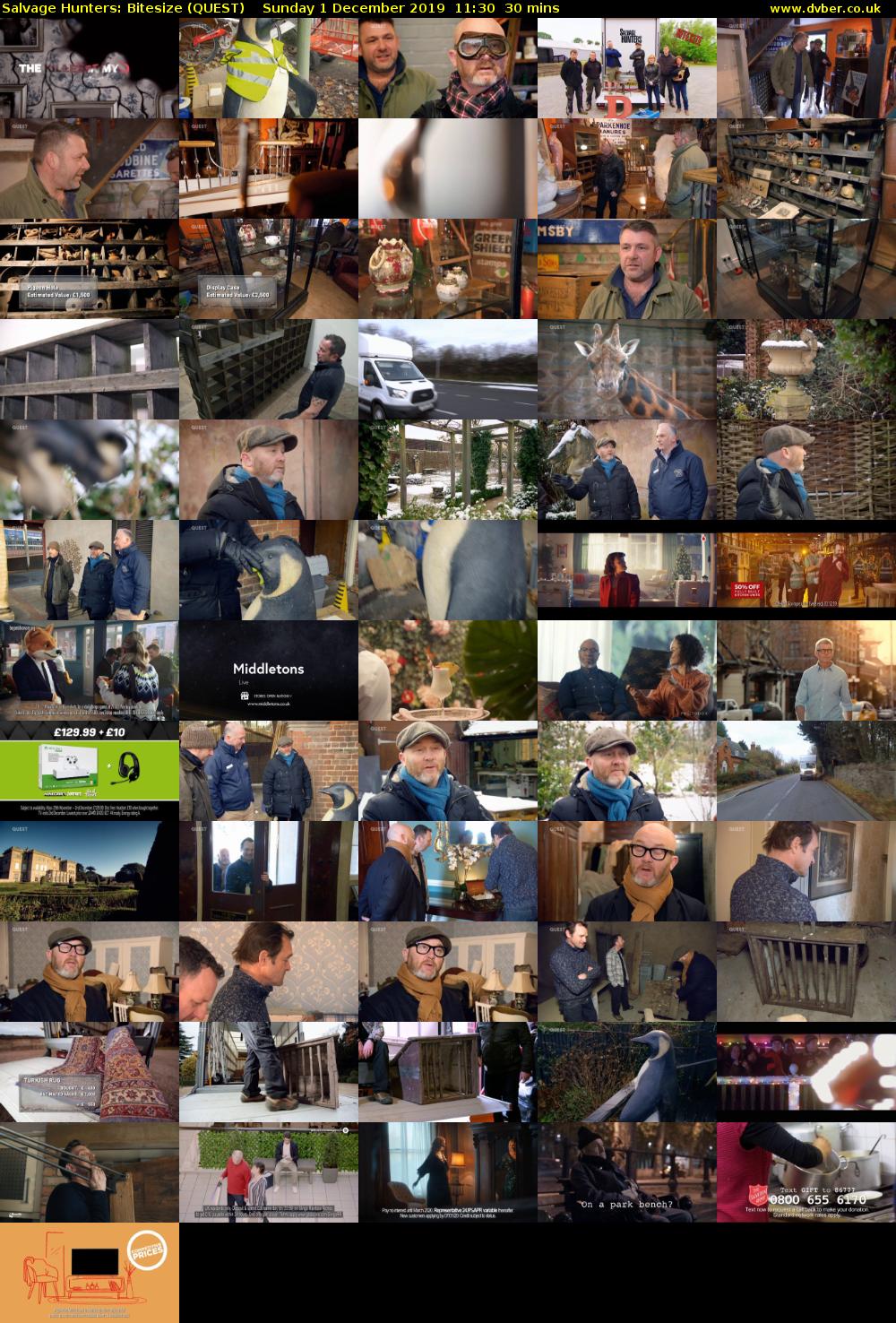 Salvage Hunters: Bitesize (QUEST) Sunday 1 December 2019 11:30 - 12:00