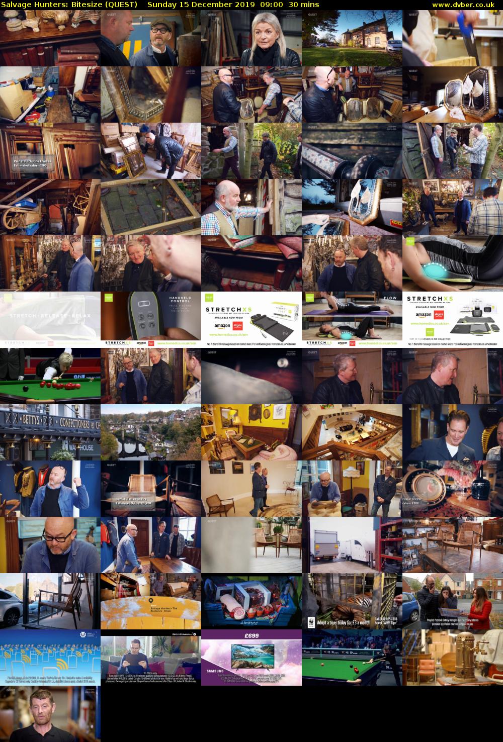 Salvage Hunters: Bitesize (QUEST) Sunday 15 December 2019 09:00 - 09:30