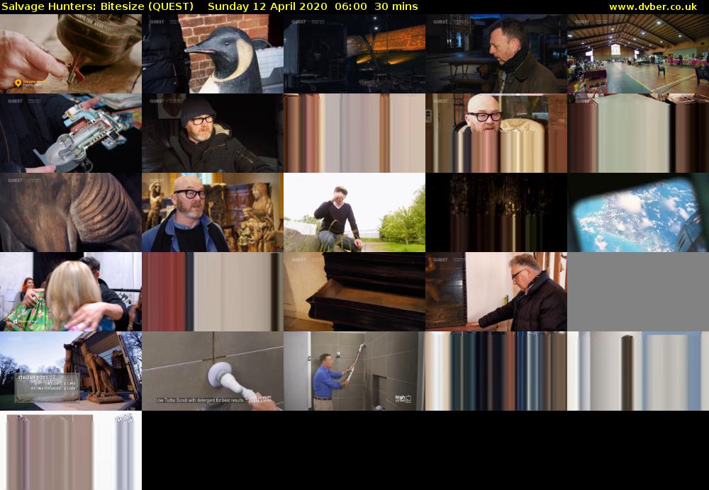 Salvage Hunters: Bitesize (QUEST) Sunday 12 April 2020 06:00 - 06:30
