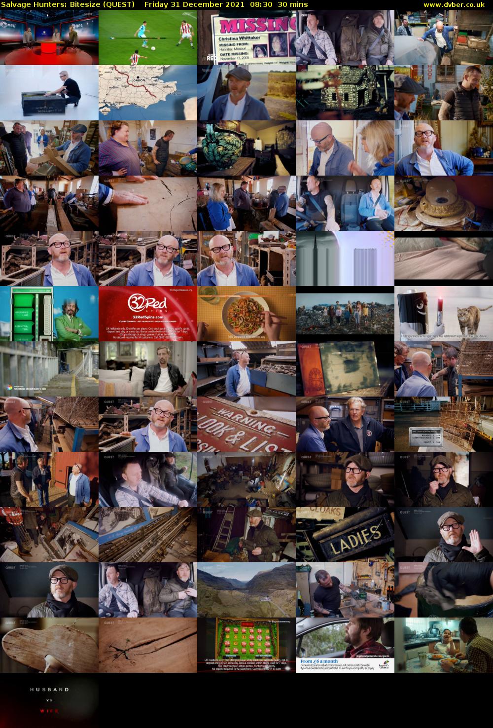 Salvage Hunters: Bitesize (QUEST) Friday 31 December 2021 08:30 - 09:00
