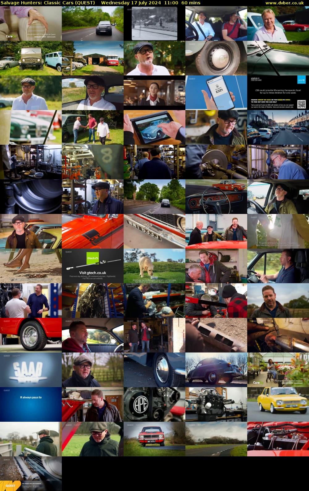 Salvage Hunters: Classic Cars (QUEST) Wednesday 17 July 2024 11:00 - 12:00