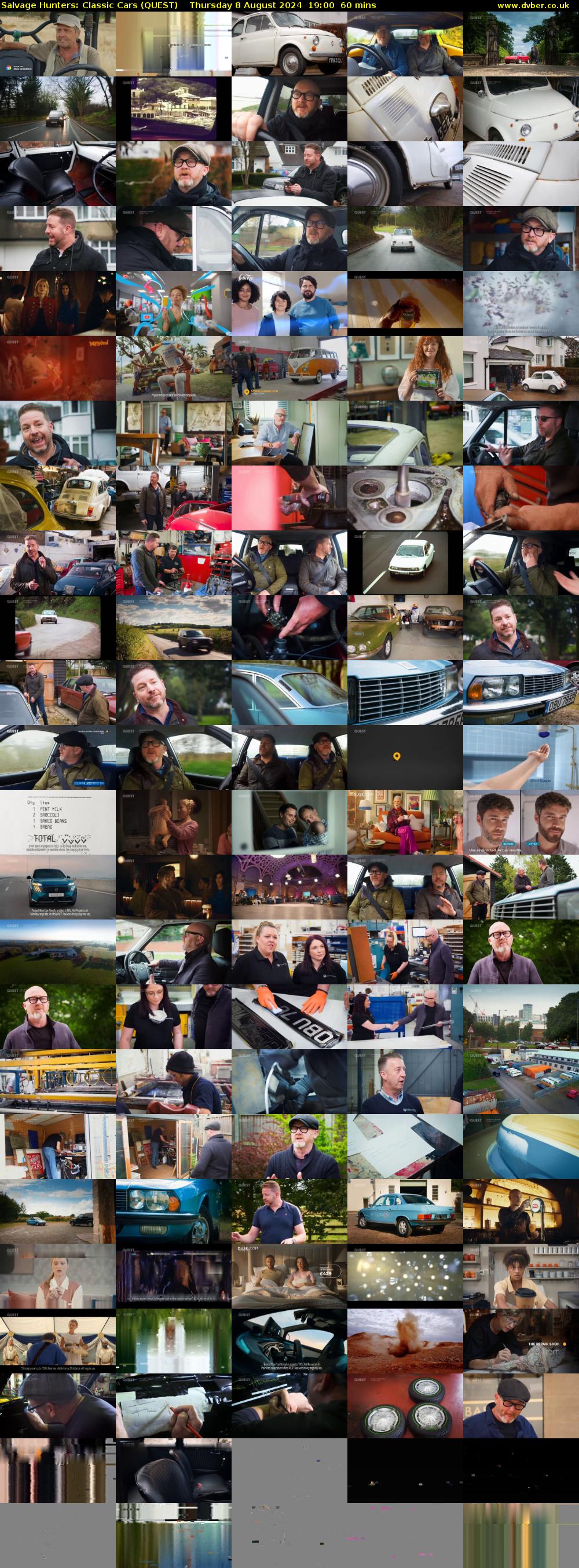 Salvage Hunters: Classic Cars (QUEST) Thursday 8 August 2024 19:00 - 20:00