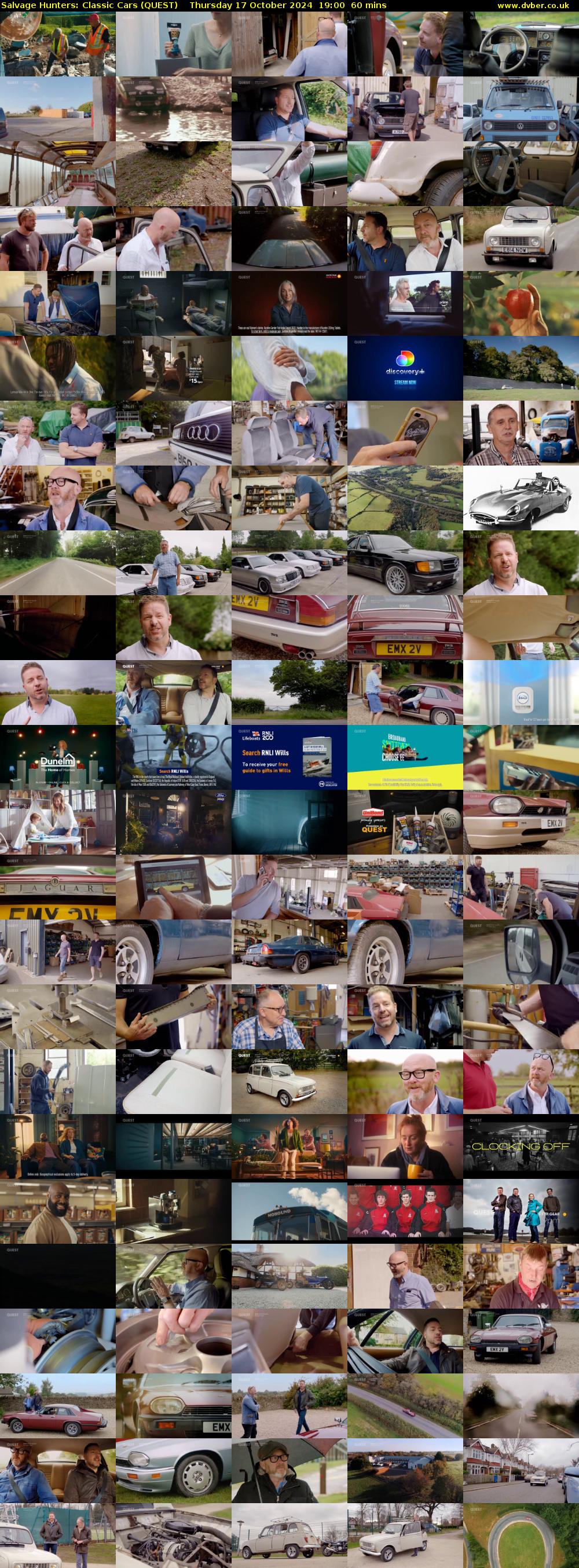 Salvage Hunters: Classic Cars (QUEST) Thursday 17 October 2024 19:00 - 20:00