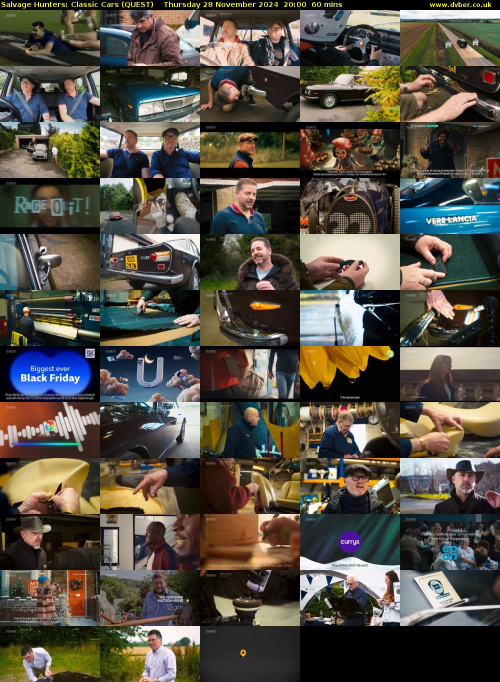 Salvage Hunters: Classic Cars (QUEST) Thursday 28 November 2024 20:00 - 21:00