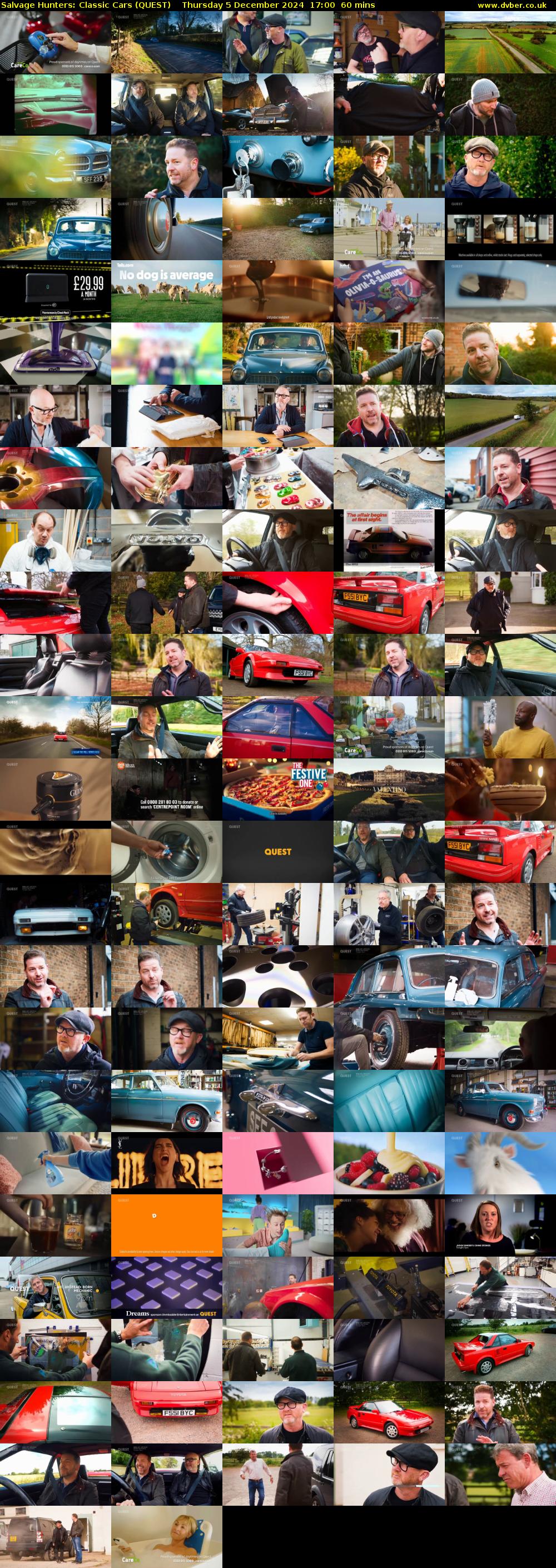 Salvage Hunters: Classic Cars (QUEST) Thursday 5 December 2024 17:00 - 18:00
