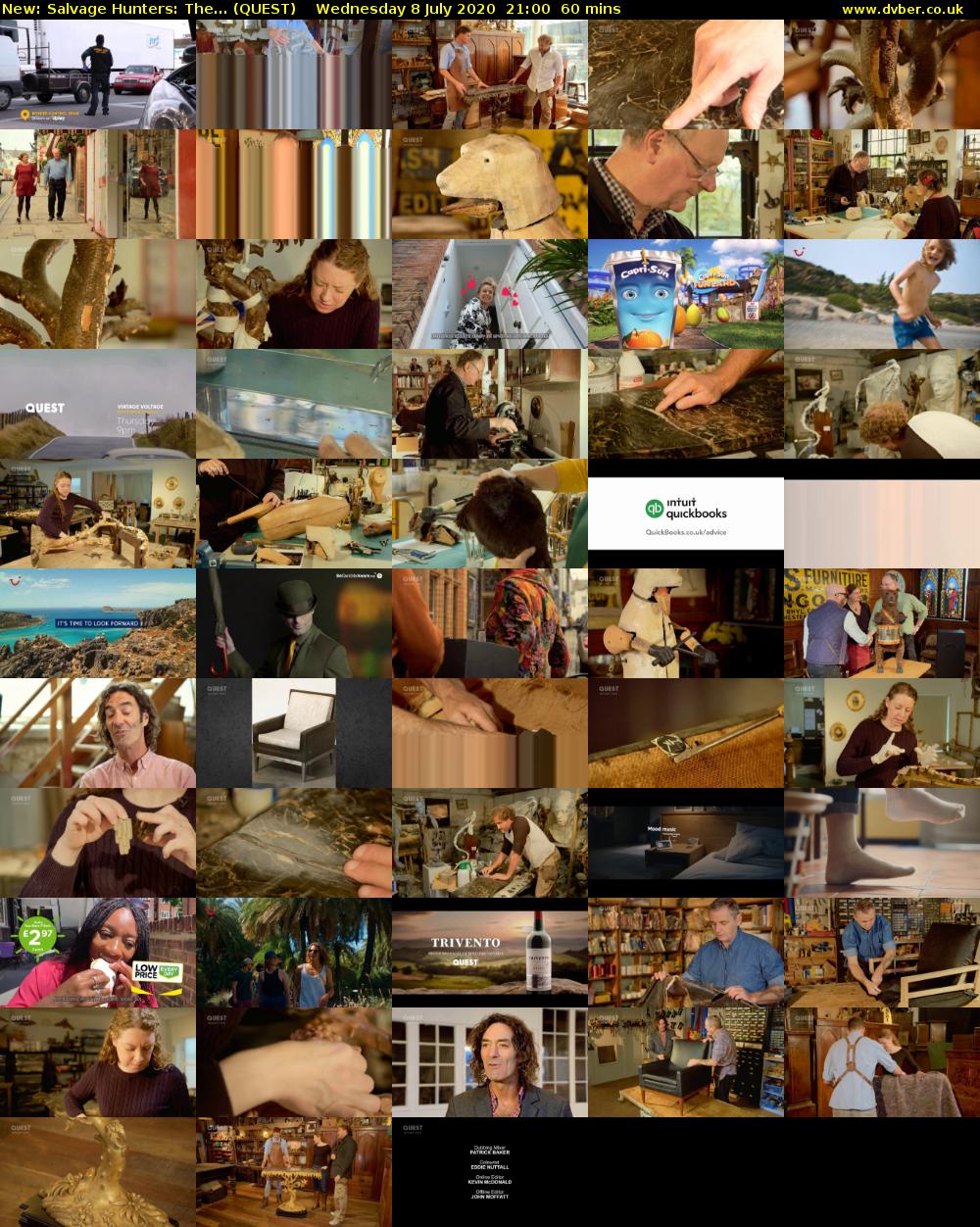 Salvage Hunters: The... (QUEST) Wednesday 8 July 2020 21:00 - 22:00