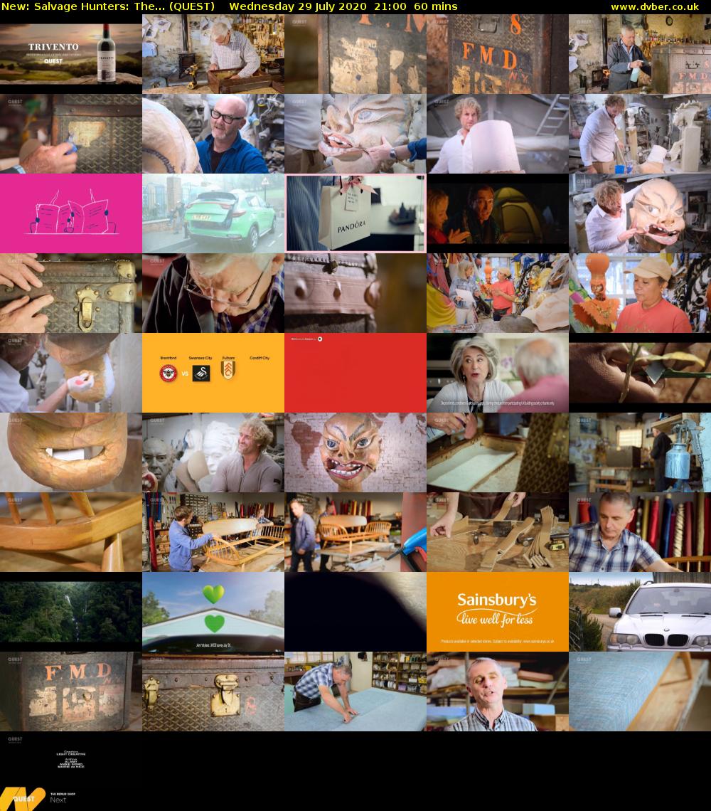 Salvage Hunters: The... (QUEST) Wednesday 29 July 2020 21:00 - 22:00