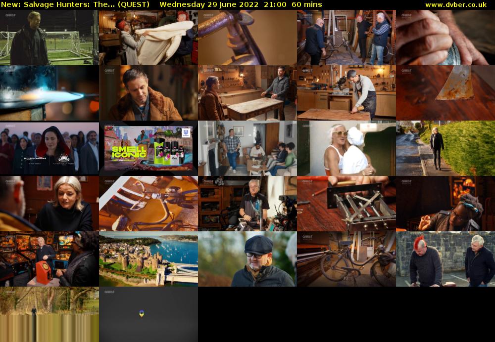 Salvage Hunters: The... (QUEST) Wednesday 29 June 2022 21:00 - 22:00