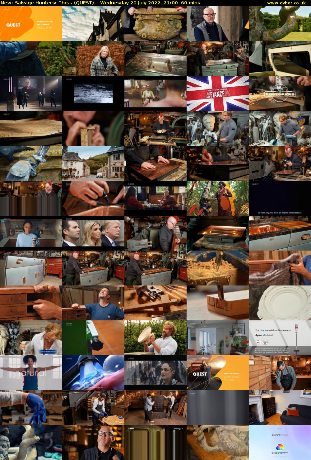Salvage Hunters: The... (QUEST) Wednesday 20 July 2022 21:00 - 22:00