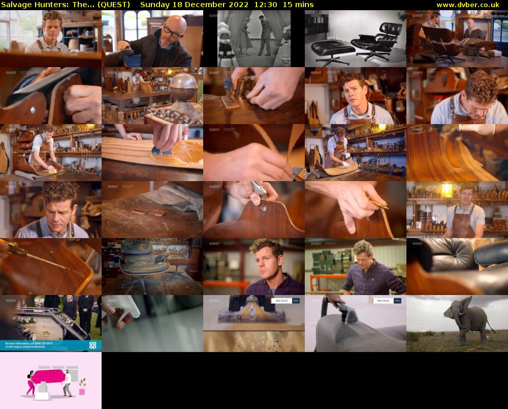 Salvage Hunters: The... (QUEST) Sunday 18 December 2022 12:30 - 12:45