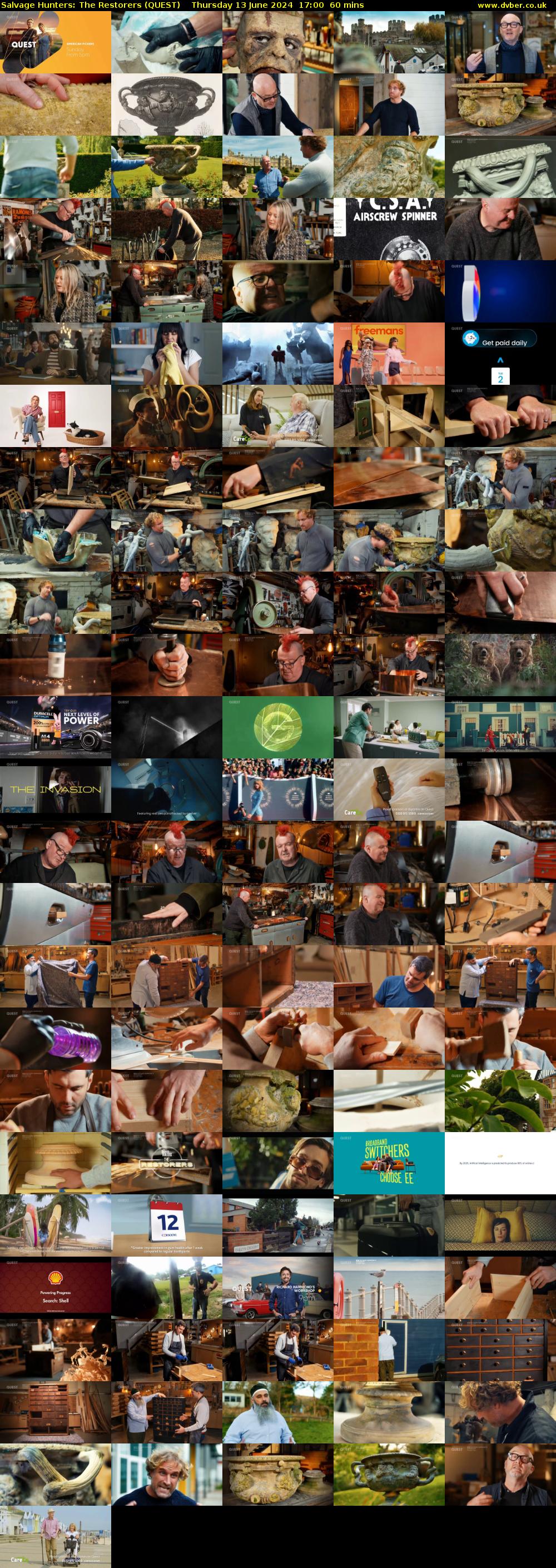 Salvage Hunters: The Restorers (QUEST) Thursday 13 June 2024 17:00 - 18:00