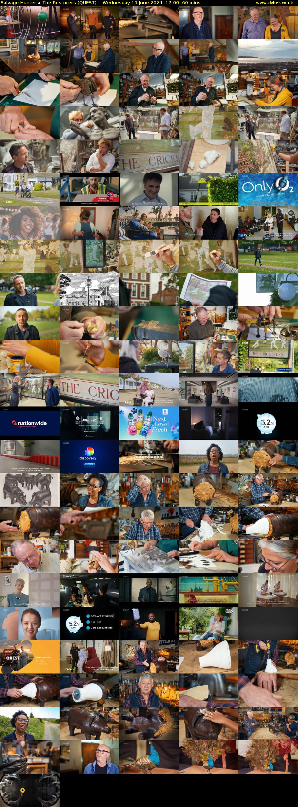 Salvage Hunters: The Restorers (QUEST) Wednesday 19 June 2024 17:00 - 18:00