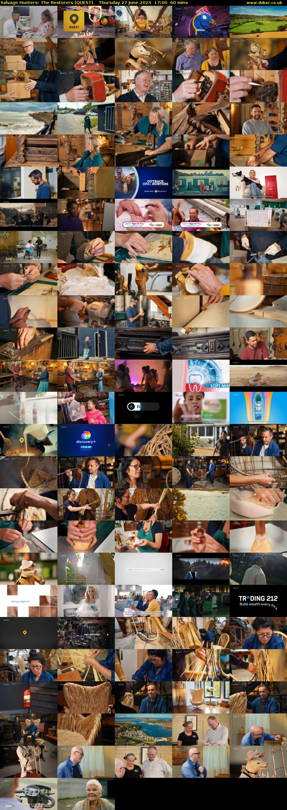 Salvage Hunters: The Restorers (QUEST) Thursday 27 June 2024 17:00 - 18:00