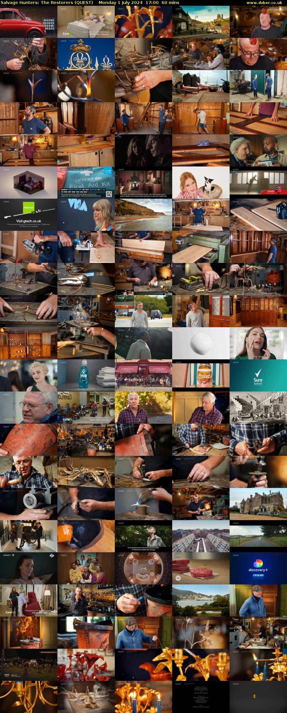 Salvage Hunters: The Restorers (QUEST) Monday 1 July 2024 17:00 - 18:00