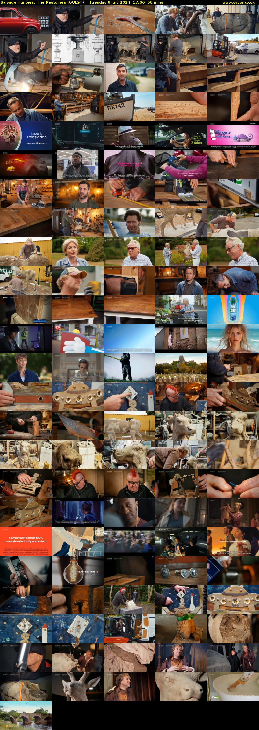Salvage Hunters: The Restorers (QUEST) Tuesday 9 July 2024 17:00 - 18:00