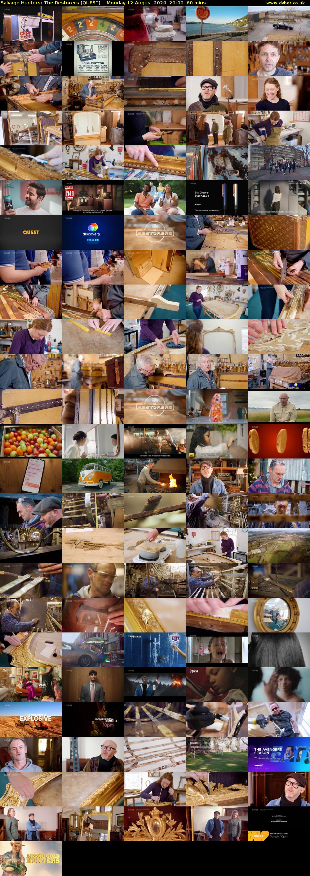 Salvage Hunters: The Restorers (QUEST) Monday 12 August 2024 20:00 - 21:00