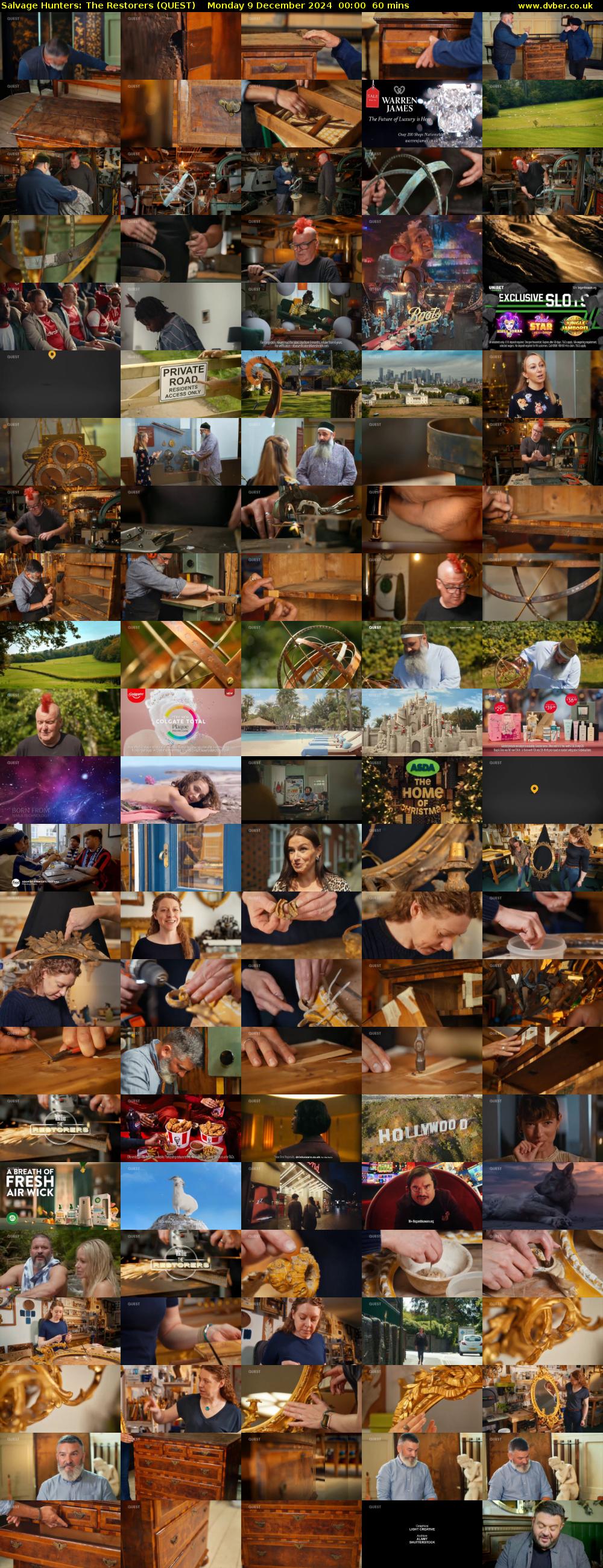 Salvage Hunters: The Restorers (QUEST) Monday 9 December 2024 00:00 - 01:00