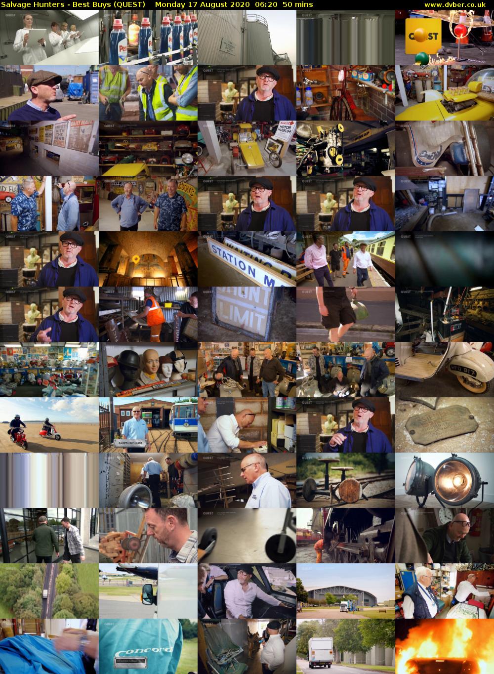 Salvage Hunters - Best Buys (QUEST) Monday 17 August 2020 06:20 - 07:10